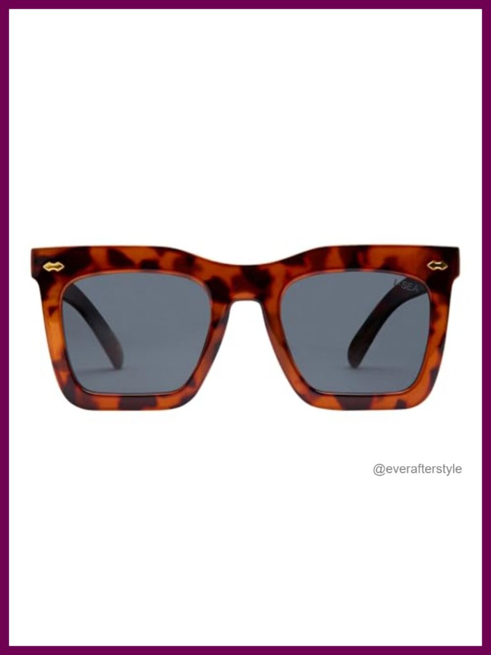 Polarized Square Sunglasses Scratch-Resistant Polycarbonate Oversized Women's